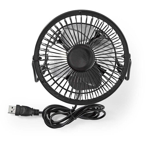Chainplus USB Fan 4 Inch Mini USB Desk Table Fan Personal Portable Desktop Cooling Fan For Camping Home Office Outdoor Travel, Strong Wind, Green