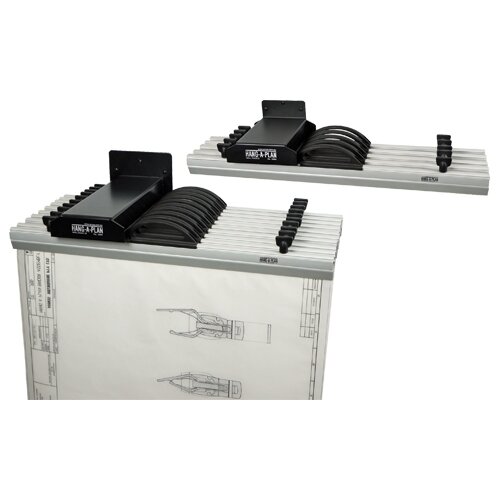 Wall Mounted Plan Filing Racks Wxdxh: 145X175X85 mm - Hunt Office Ireland