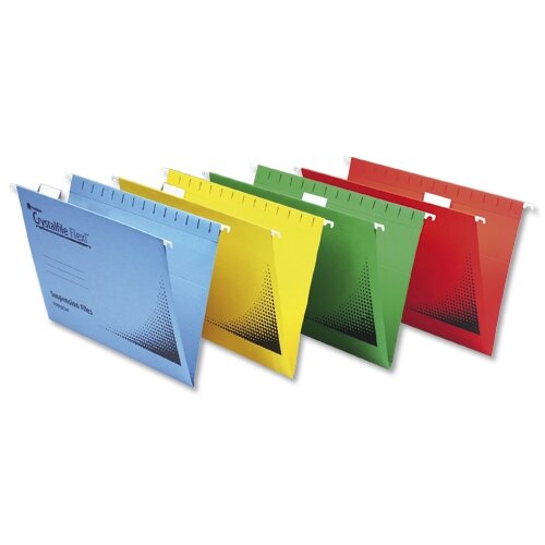 Twinlock Crystalfile Plastic Flexifile Tabs For Suspension Files Clear 3000057 Pack 50 Hunt