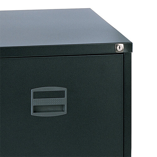 3 Drawer Steel Filing Lockable Black Trexus By Bisley Hunt
