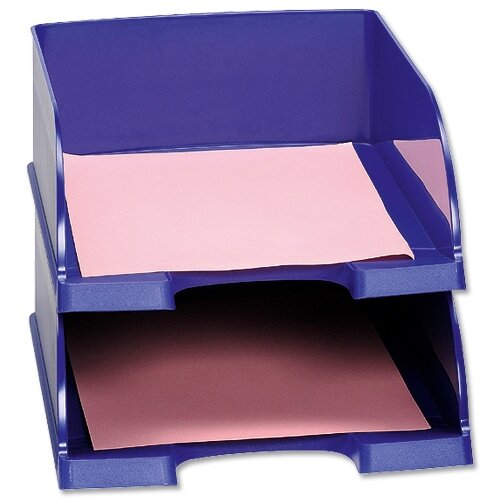Leitz Plus Jumbo Letter Tray Wheelbarrow - Set Of 4 Height 103 Mm Black - View #7