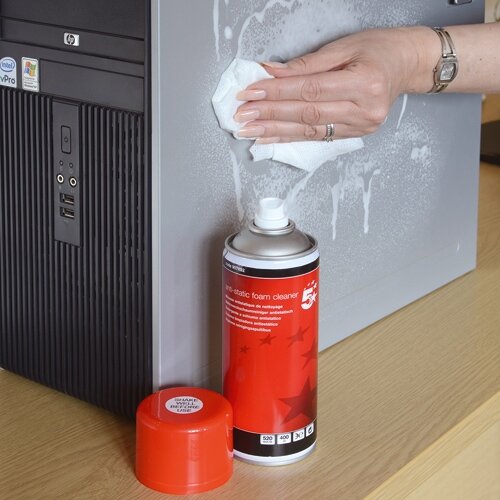 Antistatic Foam Cleaner General Purpose 400ml Can 5 Star Hunt Office