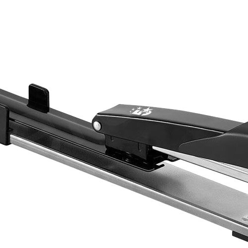 Deli Swing-Arm Swivel Stapler, 25 Sheet Capacity, 360 Degree Rotate De Staplers For Booklet Or Book Binding White