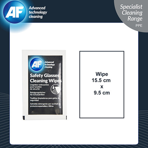 AF Safety Glasses Cleaning Wipes SGCS050 Hunt Office Ireland