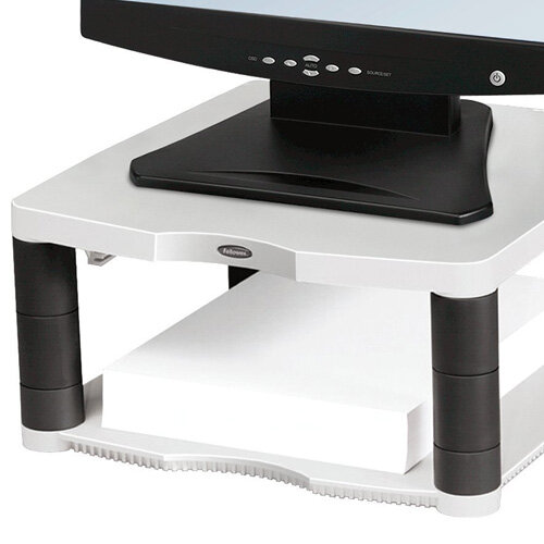 Fellowes Monitor Riser for 21in Capacity 36kg Platinum Hunt Office