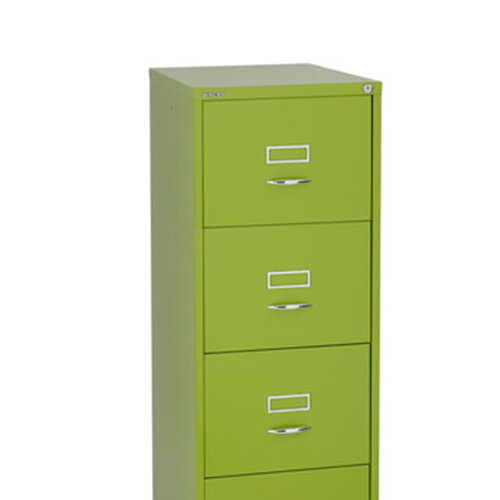 Bisley Glo Bs4c Filing Cabinet 4 Drawer H1321mm Green Bs4c Lime Hunt Office Ireland