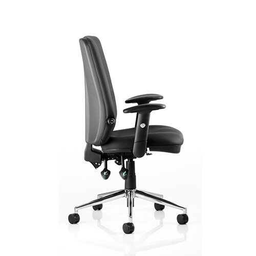 Chiro High Back Task Operator Office Chair Black With Height Adjustable