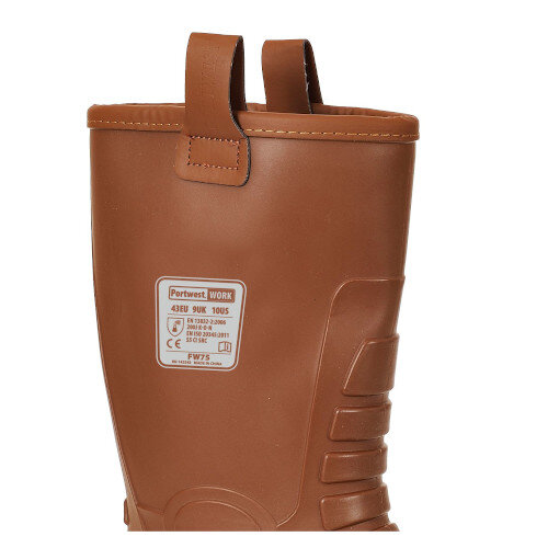 Portwest FW75 Neptune Rigger Boots S5 Tan Size EU 43/UK Hunt