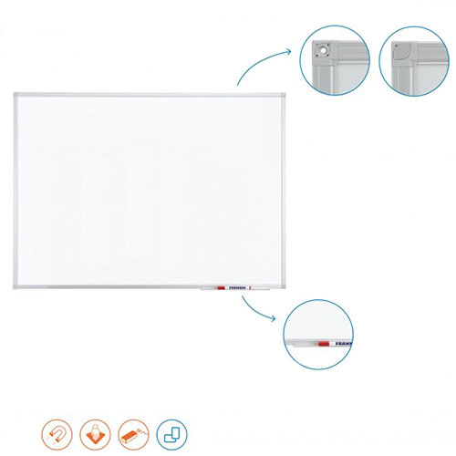 Franken ValueLine Whiteboard Lacquered Surface 1200x900mm SC3103 Hunt Office Ireland
