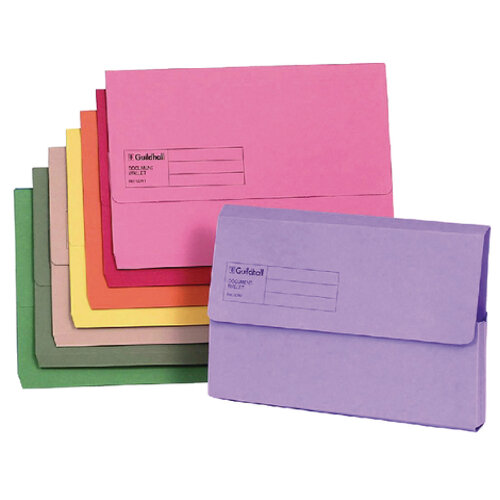 Guildhall Document Wallet Blue Angel Assorted Pack of 50 GDW1-AST ...