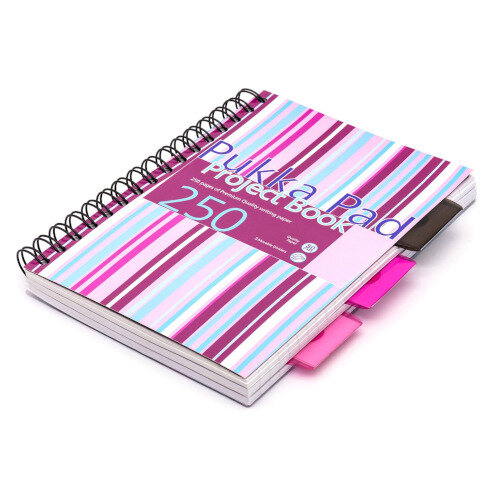 Pukka Pad A4 Size, Blue Project Book Notebook Notepad Diary Ruled, 200 - View #3