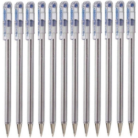 Pentel Blue Superb Fine Ball Point Pen Pack of 12 BK77-C Hunt