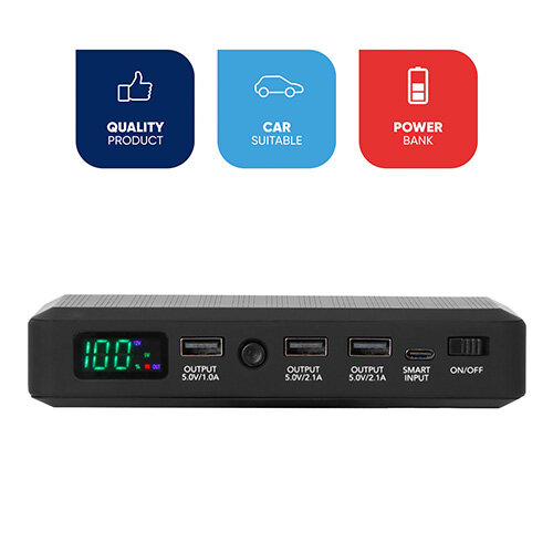 600 Amp Emergency Jump Starter & Portable Power Bank With Digital ...