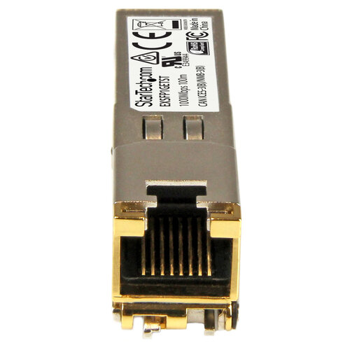 Juniper Rj45 Sfp StarTech.com Juniper EX-SFP-1GE-T Compatible SFP Module - 1000BASE-T ...