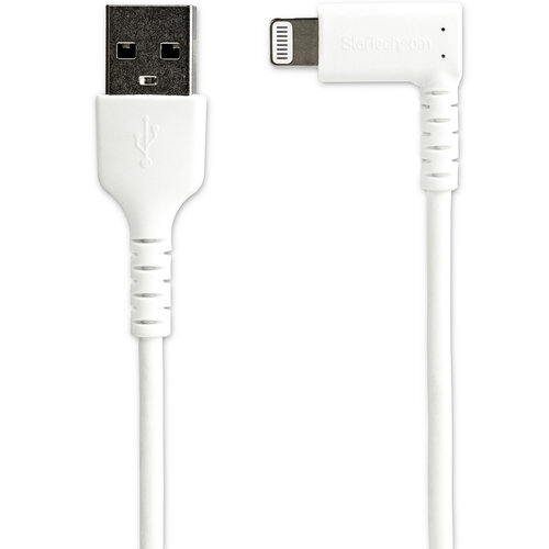 1m USB A to Lightning Cable Durable 90 Degree Right