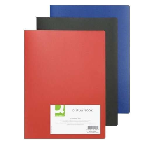 Display Book 40Pocket Blue QConnect Hunt Office Ireland