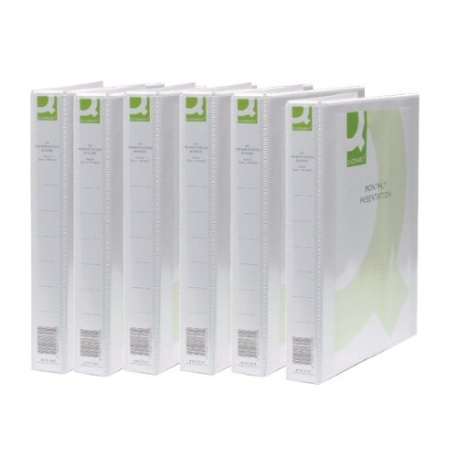 Q Connect A4 Presentation Binder - 40mm 4D-Ring Binder With Cover Pockets