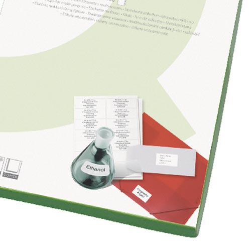 Q Point Label Q-Connect White Multipurpose Labels 139 x 99mm 4 Per Sheet (Pack of 400 ...