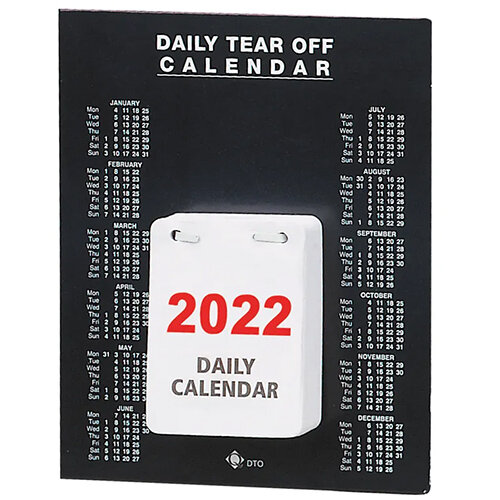 Daily Tear Off Desk Calendar 2022 KFDTO22 Hunt Office Ireland