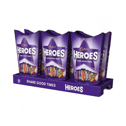 Cadbury Heroes Chocolates Tub 185G 669020 Hunt Office Ireland