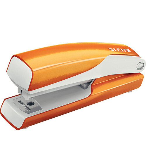 Leitz WOW Mini Stapler and Hole Punch Set Orange Hunt Office Ireland
