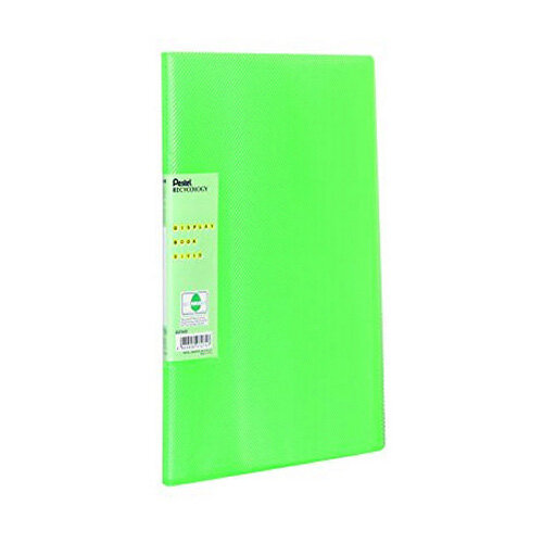 Porte-Vues A4 Pentel Vivid Recycology - 30 Poches - Jaune - 50% Recyclé - Anti-Reflet