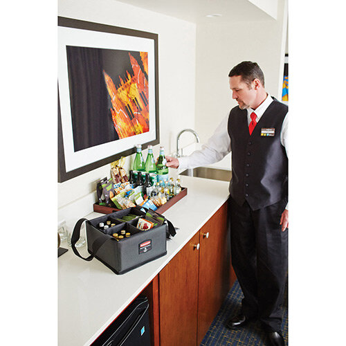 Rubbermaid Quick Cart Caddy For Small Quick Carts Dark Grey - Hunt ...