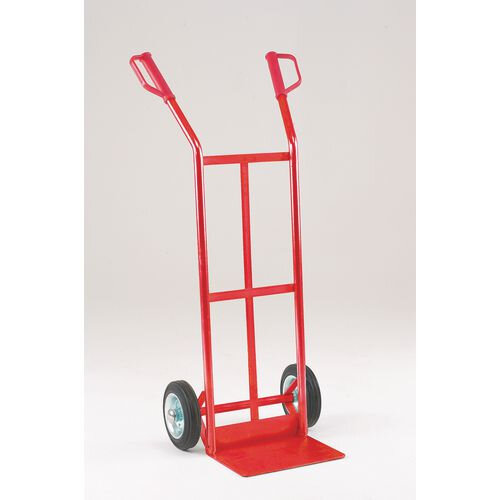 General Purpose Red Hand Truck With Rubber Wheels Capacity 125Kg 308076