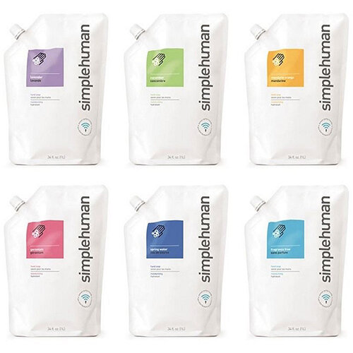 Simplehuman 1 Litre Soap Dispenser Refill Pouch, Moisturising Liquid