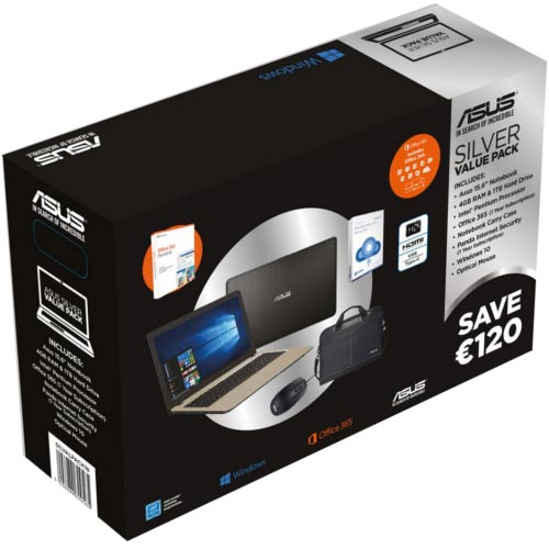 ASUS Laptop Bundle · 15.6 inch Display · 1TB Storage · 4GB RAM Memory