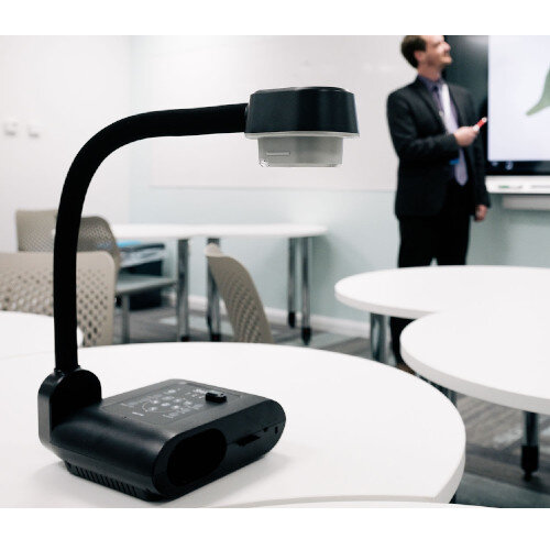 SMART Document Camera 550 - 1080p HD Resolution, 30fps Video, 12x Digital Zoom, WiFi Connectivity, Microscope Adaptor, Remote Control, Anti-glare Sheet at Hunt Office Ireland