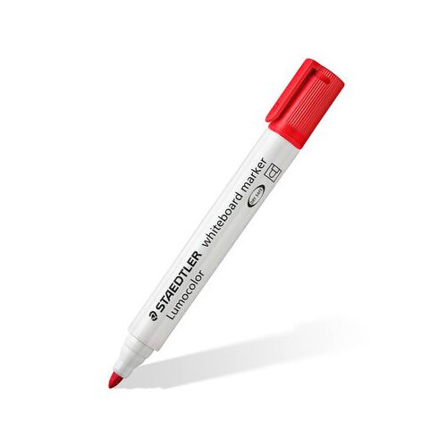 STAEDTLER 351 B-6 Lumocolor Whiteboard Markers - Chisel Tip, Purple, Box Of 10 - View #7