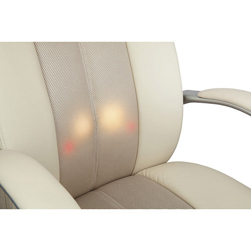 Shiatsu Luxury Massage Function Executive Office Chair Upholstered In