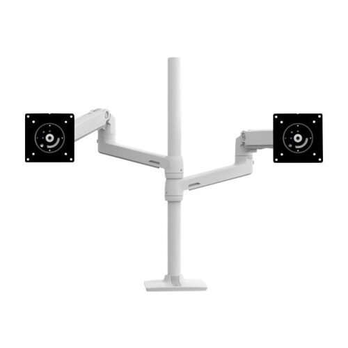 Ergotron LX Dual Stacking Arm Tall Pole Desk mount for 2 LCD displays