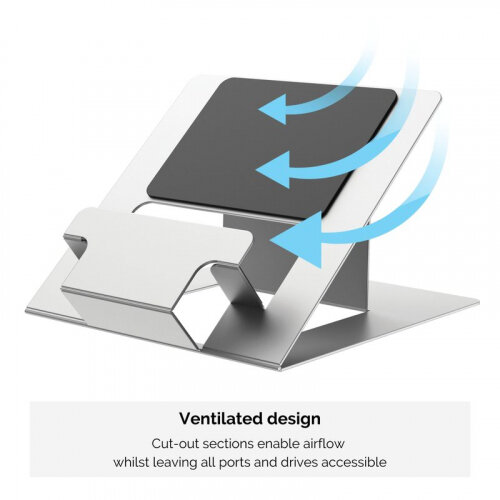 Fellowes Hylyft Portble Laptop Riser – PAM Ergonomics - View #5