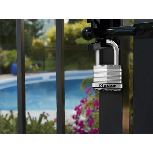 Excell™ Laminated Steel 45mm Padlock 4-Pin - 38mm Shackle - Hunt Office ...