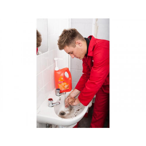 Deb Swarfega Orange SOR4LMP Heavy Duty Hand Cleaner 4 X 4L Pump Top