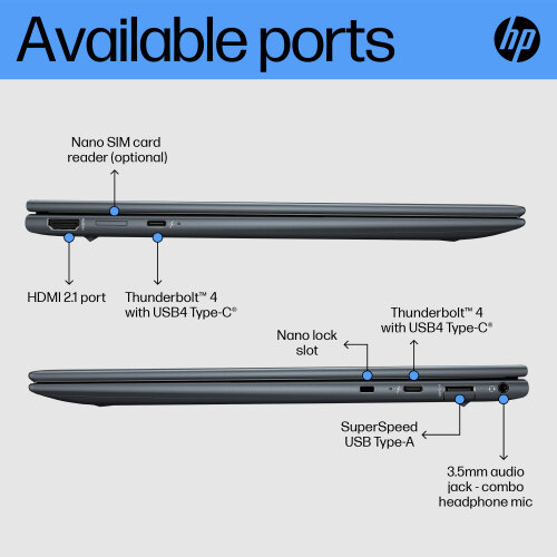 HP Dragonfly G4 Laptop 34.3 cm (13.5