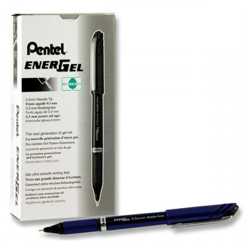 PENTEL ENERGEL NEEDLE TIP GEL PEN BLACK Hunt Office Ireland