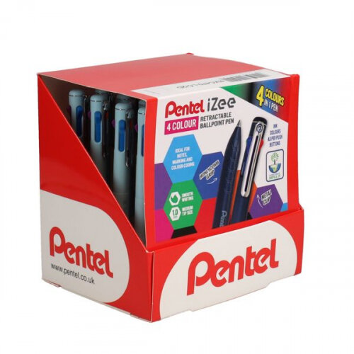 Pentel Izee Colour Retractable Ballpoint Pen Hunt Office Ireland