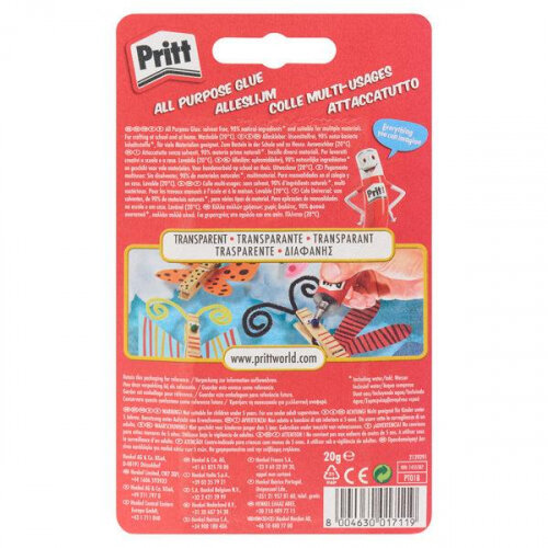* PRITT 20g ALL PURPOSE GLUE WITH EASY APPLICATION TUBE Hunt Office Ireland