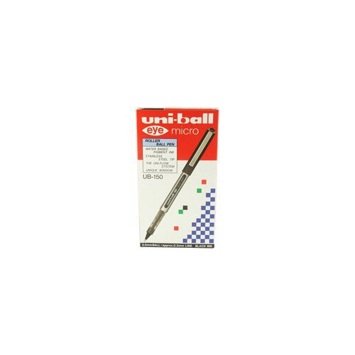 Uni-Ball Eye Needle Point 0.5mm Black Rollerball Pens