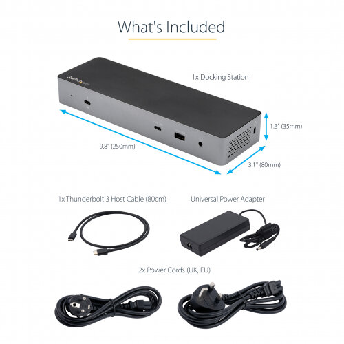 Thunderbolt Dock w/ USB-C Host Compatibility Dual