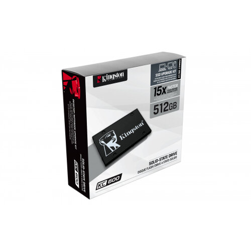 Kingston KC600 - Solid state drive - encrypted - 512 GB - internal