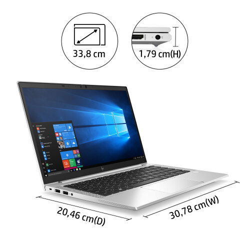HP EliteBook 830 G7 - Core i7 10510U / 1.8 GHz - Win 10 Pro 64-bit