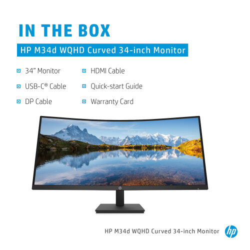 34インチ　ウルトラワイドモニター　HP M34d UWQHD HP M34d WQHDカーブド ディスプレイ 製品詳細 - モニター | 日本HP