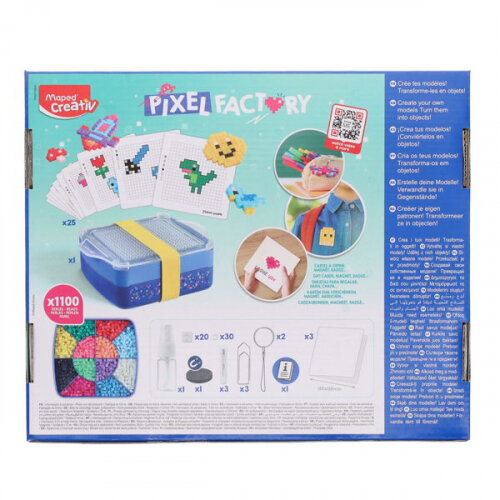 Recharge Pixel Factory Maped - 800 Perles à Eau - Loisir Créatif Enfant 6-10 Ans