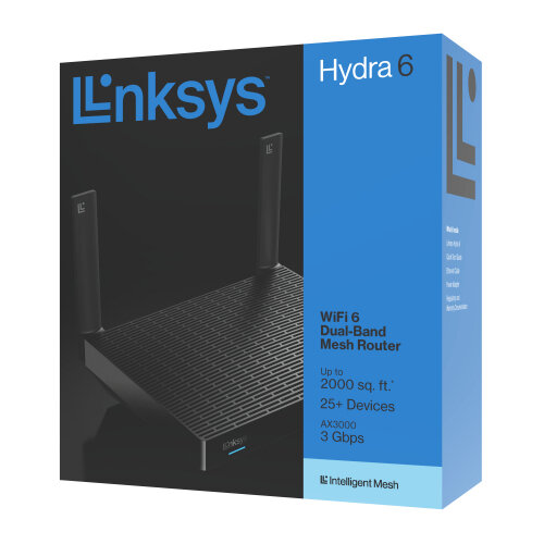 Linksys Hydra 6 Dual Band Mesh Wifi Router AX3000 MR2000-KE Linksys Hydra 6 Dual Band Mesh Wifi Router AX3000 MR2000-KE