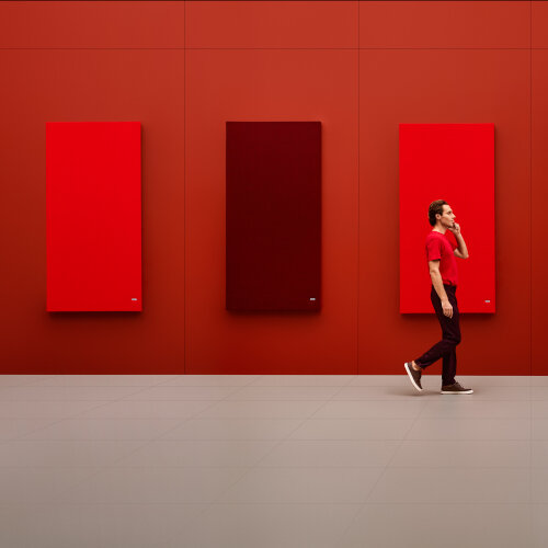 Canvas Rectangular Noise Absorbing Acoustic Wall Panel Hunt Office