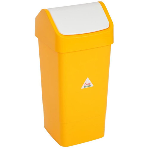 Scot Young Swing Top Bin Yellow HuntOffice